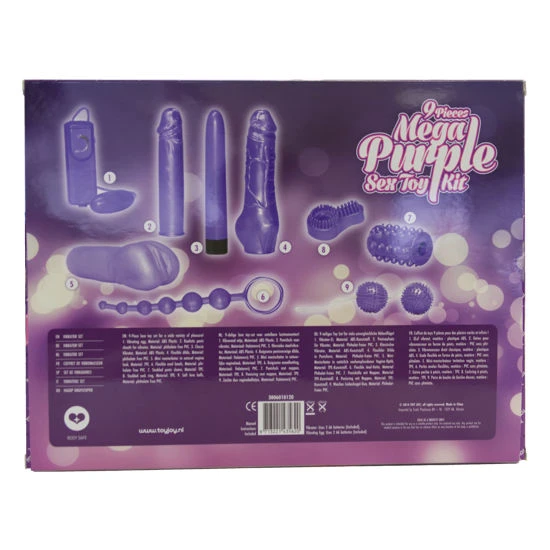 Toyjoy NUR Für Dich Mega Paars Seksspeelgoedset met 9 Delen