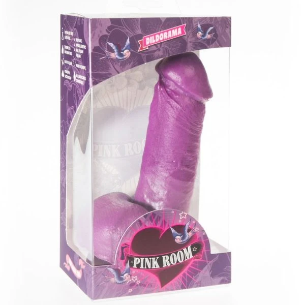 Pink Room Realistische Dildo Nao van hypoallergeen PVC, paars 16 cm