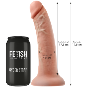 Fetish Submissive Cyber Strap Harness met Dildo en Afstandsbediening Fetish Submissive Cyber Strap Harness met Dildo en Afstandsbediening - Afbeelding 4