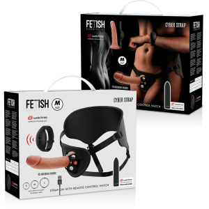 Fetish Submissive Cyber Strap Harness met Dildo en Afstandsbediening Fetish Submissive Cyber Strap Harness met Dildo en Afstandsbediening - Afbeelding 15