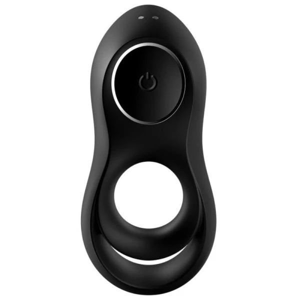 Satisfyer Legendarische Duo-ring Vibrator voor penis en teelballen, zwart