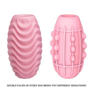 Pretty Love Rosa Dubbelzijdig Masturbator-ei met twee texturen Pretty Love Rosa Dubbelzijdig Masturbator-ei met twee texturen - Afbeelding 3