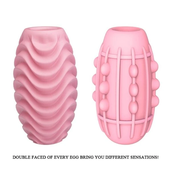 Pretty Love Rosa Dubbelzijdig Masturbator-ei met twee texturen Pretty Love Rosa Dubbelzijdig Masturbator-ei met twee texturen