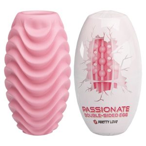 Pretty Love Rosa Dubbelzijdig Masturbator-ei met twee texturen Pretty Love Rosa Dubbelzijdig Masturbator-ei met twee texturen - Afbeelding 1