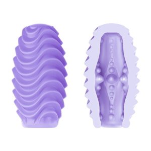 Pretty Love Double-Sided Masturbator Egg with Vibration, purple Pretty Love Double-Sided Masturbator Egg with Vibration, purple - Image 2