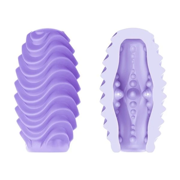 Pretty Love Double-Sided Masturbator Egg with Vibration, purple Pretty Love Double-Sided Masturbator Egg with Vibration, purple