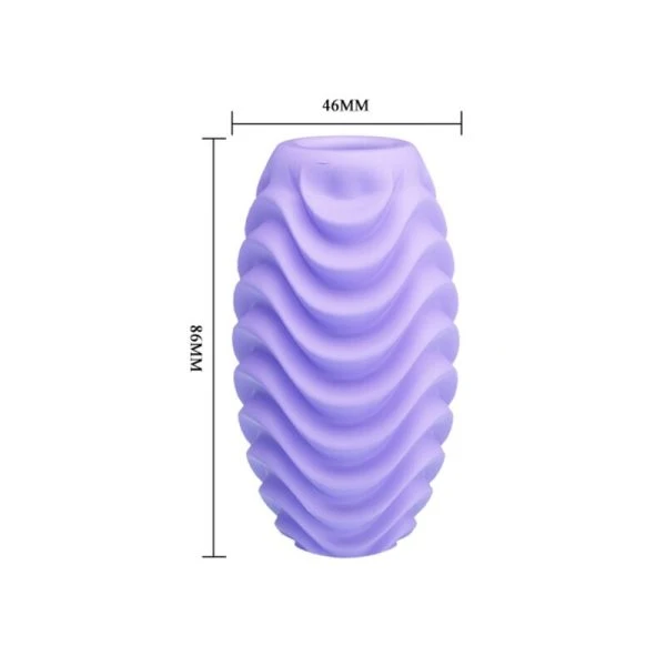 Pretty Love Double-Sided Masturbator Egg with Vibration, purple Pretty Love Double-Sided Masturbator Egg with Vibration, purple