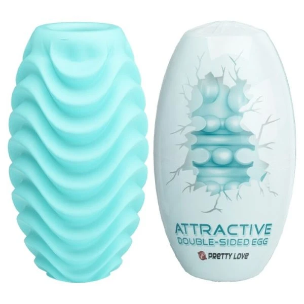 img_117508_ec910842482fe7b5833dcd3ecbb00138_1.jpg Pretty Love Masturbator Egg with Vibration, Double-Sided, Turquoise