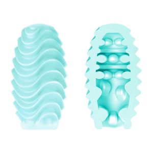 Pretty Love Masturbator Egg with Vibration, Double-Sided, Turquoise Pretty Love Masturbator Egg with Vibration, Double-Sided, Turquoise - Image 2