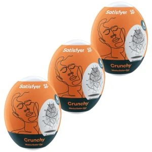 Satisfyer Masturbator-Eier 3er-Set Crunchy