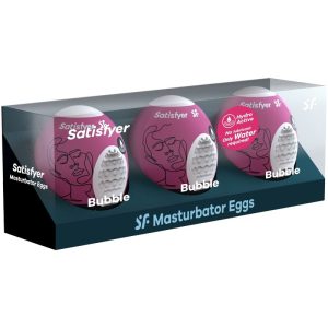 Satisfyer 3 Masturbator Eggs Bubble Hydro-Active Set Satisfyer 3 Masturbator Eggs Bubble Hydro-Active Set - Image 2