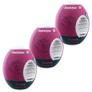 Satisfyer 3 Masturbator Eier Bubble Hydro-Active Set