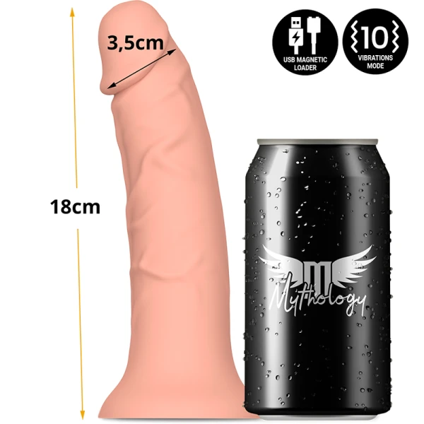 Mythology Asher Original Dildo S met trilling en Watchme-compatibiliteit Mythology Asher Original Dildo S met trilling en Watchme-compatibiliteit