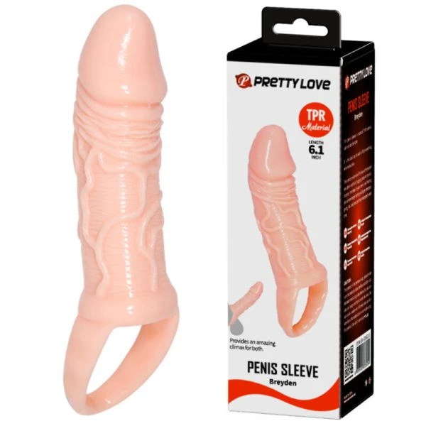 Pretty Love Penishuls Breyden met testikelfixatie, naturel