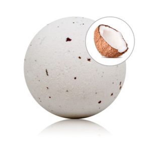 Taloka Bath Bomb with Coconut Scent and Rose Petals 140g Taloka Bath Bomb with Coconut Scent and Rose Petals 140g - Image 1