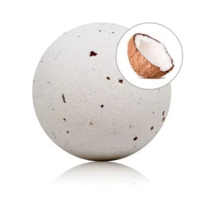 Taloka Bath Bomb with Coconut Scent and Rose Petals 140g