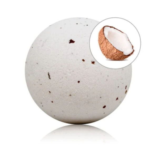 Taloka Bath Bomb with Coconut Scent and Rose Petals 140g