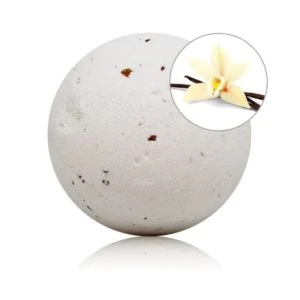 Taloka Bath Bomb with Vanilla Scent and Rose Petals 140 g