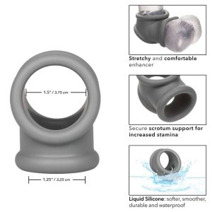 Calexotics Alpha Precision Ring van vloeibaar siliconen met balzakring Calexotics Alpha Precision Ring van vloeibaar siliconen met balzakring - Afbeelding 3