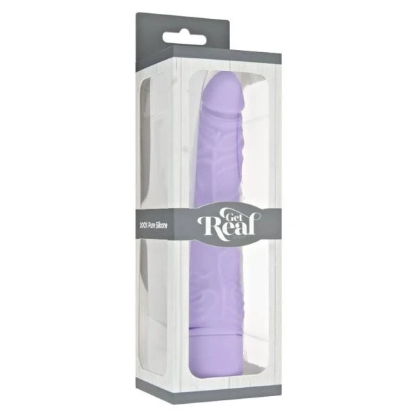 Get Real Classic Slim Vibrator Naturvibrator paars
