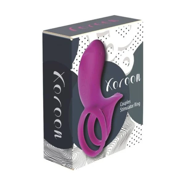 Xocoon Couple Stimulator Ring with Clitoral Stimulation Fuchsia Xocoon Couple Stimulator Ring with Clitoral Stimulation Fuchsia
