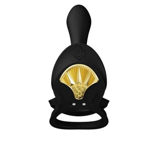 Zalo Bayek trillende paarring met afstandsbediening en app-besturing, zwart-goud Zalo Bayek trillende paarring met afstandsbediening en app-besturing, zwart-goud