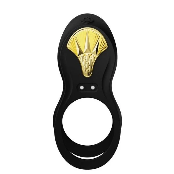Zalo Bayek trillende paarring met afstandsbediening en app-besturing, zwart-goud Zalo Bayek trillende paarring met afstandsbediening en app-besturing, zwart-goud