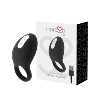 Moressa Zac Premium Rechargeable Vibrating Ring with Clitoral Stimulation Moressa Zac Premium Rechargeable Vibrating Ring with Clitoral Stimulation - Image 1