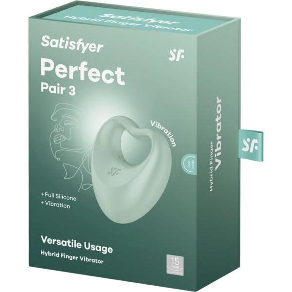 Satisfyer Perfect Pair 3 Opgelegvibrator 2-in-1 groen