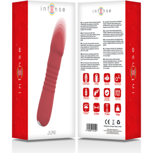 Intense Juni Up & Down Vibrator with 10 Vibrations, red Intense Juni Up & Down Vibrator with 10 Vibrations, red - Image 5