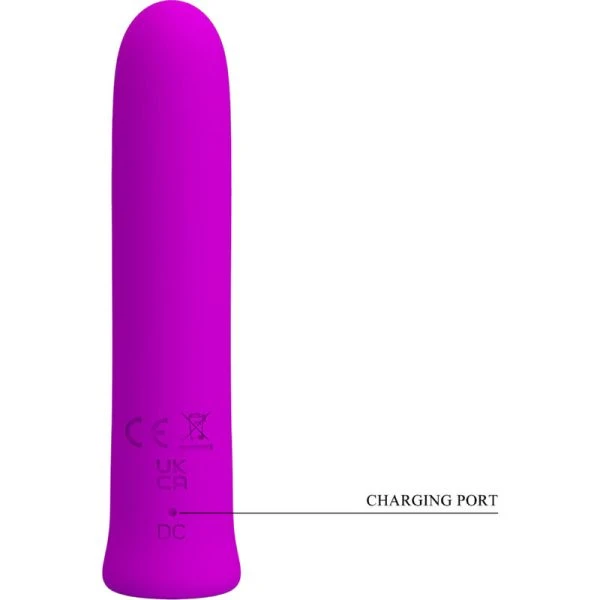 Pretty Love Curtis Mini Super Power Vibrator 12 Lila Silikon