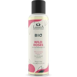 Intimateline Luxuria Massage Oil Organic Wild Roses