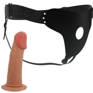 Pretty Love Strap-On Harness with Hollow Dildo and Veining Pretty Love Strap-On Harness with Hollow Dildo and Veining - Image 6