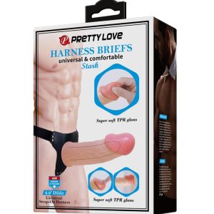 Pretty Love Strap-On Harness with Hollow Dildo and Veining Pretty Love Strap-On Harness with Hollow Dildo and Veining - Image 9
