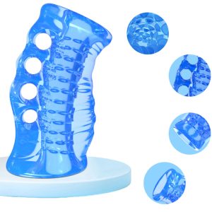 Armony Masturbator Finger Blue with Four-Hole Design Armony Masturbator Finger Blue with Four-Hole Design - Image 3
