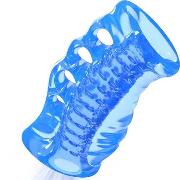 img_163647_9041dd5add9fdfd7f1e0f8685d8b8371_1.jpg Armony Masturbator Finger Blue with Four-Hole Design
