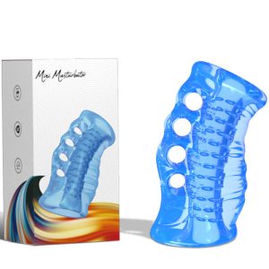 Armony Masturbator Finger Blue with Four-Hole Design Armony Masturbator Finger Blue with Four-Hole Design - Image 4