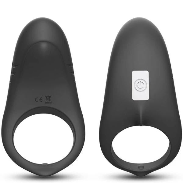Armony Shark Vibratorring voor paren met afstandsbediening Zwart Armony Shark Vibratorring voor paren met afstandsbediening Zwart