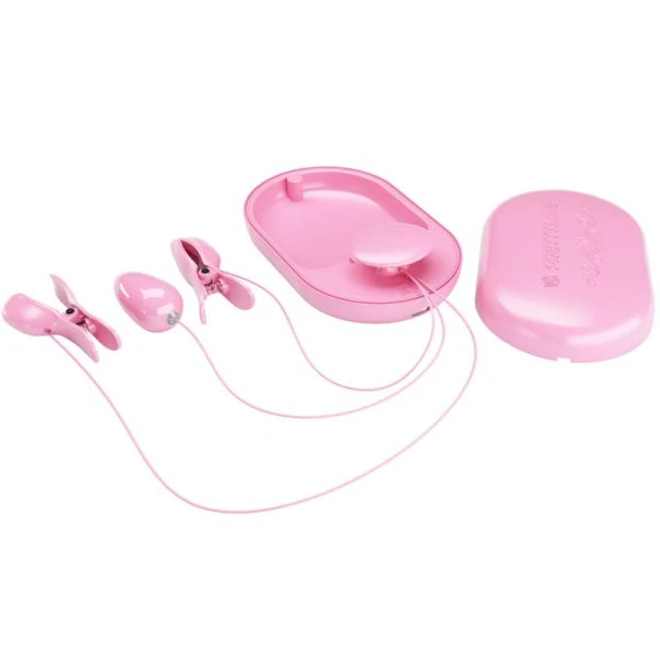 Pretty Love Surprise Box with Electro Stimulation Tweezers pink
