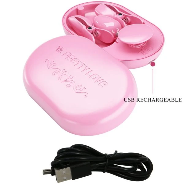 Pretty Love Surprise Box with Electro Stimulation Tweezers pink