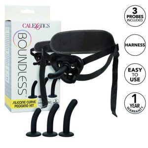 Calexotics Boundless Silicone Pegging Kit with Three Dildos Calexotics Boundless Silicone Pegging Kit with Three Dildos - Image 1