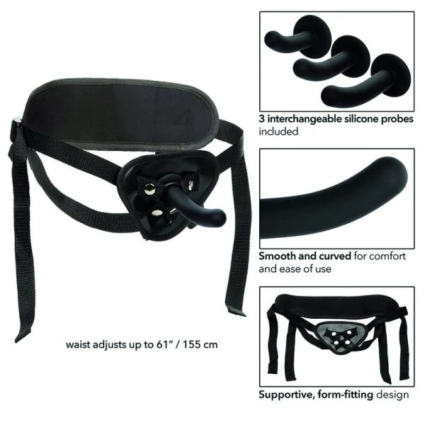 Calexotics Boundless Silicone Pegging Kit with Three Dildos Calexotics Boundless Silicone Pegging Kit with Three Dildos