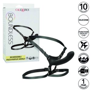 Calexotics Boundless oplaadbaar multifunctioneel strap-on met 10 trillingsstanden Calexotics Boundless oplaadbaar multifunctioneel strap-on met 10 trillingsstanden - Afbeelding 2