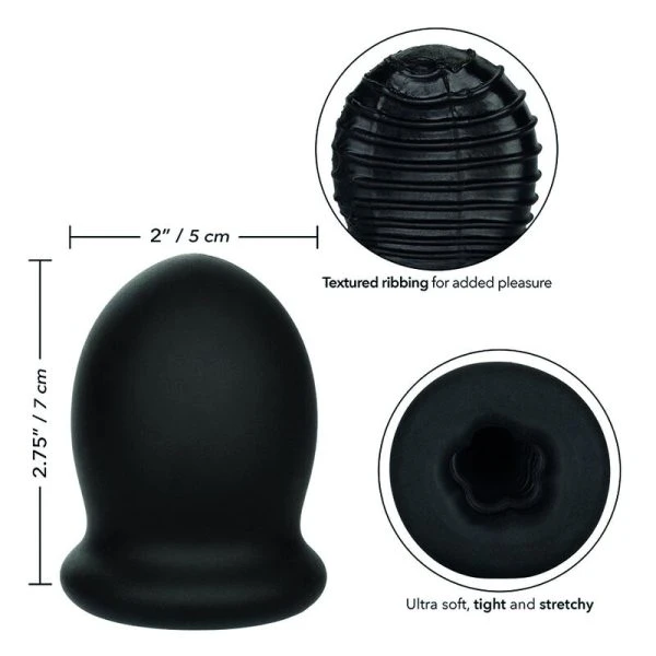 Calexotics Boundless FTM Stroker Masturbator van siliconen, omkeerbaar 7 cm Calexotics Boundless FTM Stroker Masturbator van siliconen, omkeerbaar 7 cm