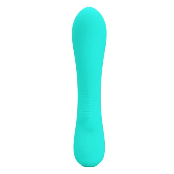 Pretty Love Prescott G-spot vibrator van siliconen, oplaadbaar, aqua groen
