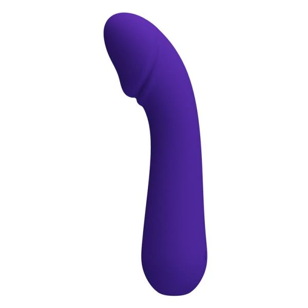 Pretty Love Cetus G-Punt Vibrator van siliconen oplaadbaar paars