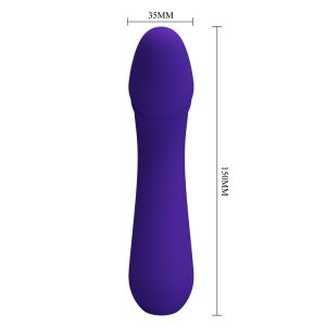 Pretty Love Cetus G-Punt Vibrator van siliconen oplaadbaar paars Pretty Love Cetus G-Punt Vibrator van siliconen oplaadbaar paars - Afbeelding 6