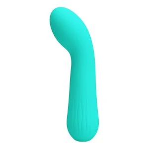Pretty Love Faun G-Punt Vibrator van siliconen, aquagroen
