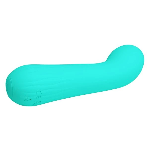 Pretty Love Faun G-Punt Vibrator van siliconen, aquagroen