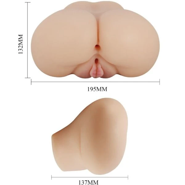 Crazy Bull Realistic Vagina and Anus Masturbator with Vibration Crazy Bull Realistic Vagina and Anus Masturbator with Vibration